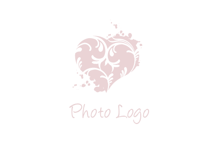 ornament heart icon