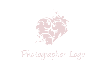 ornament heart icon