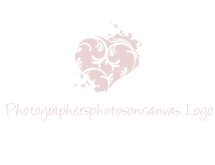 ornament heart icon