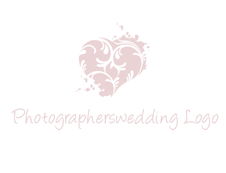 ornament heart icon