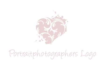 ornament heart icon