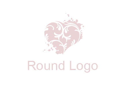 ornament heart icon