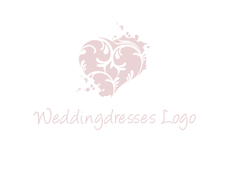 ornament heart icon