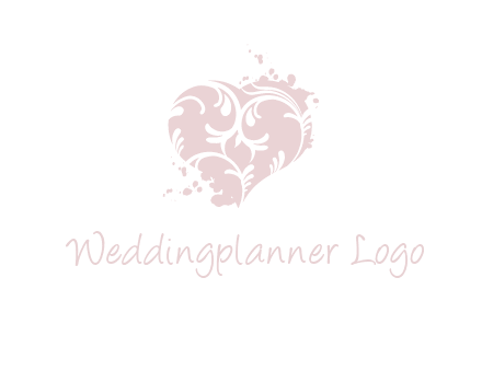 ornament heart icon