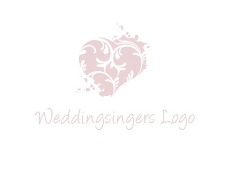 ornament heart icon