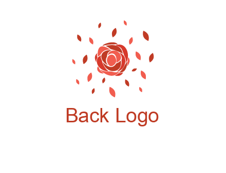 rose petals logo