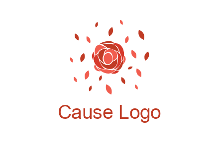 rose petals logo
