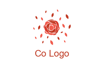rose petals logo
