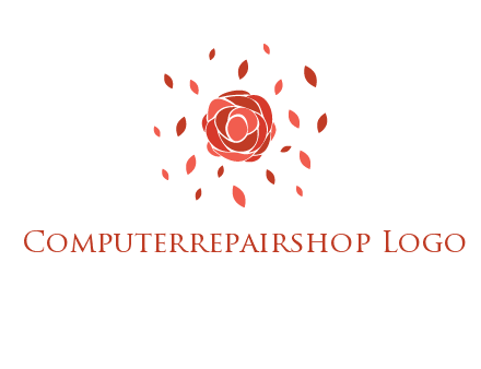 rose petals logo