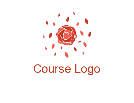 rose petals logo