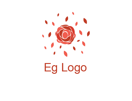 rose petals logo