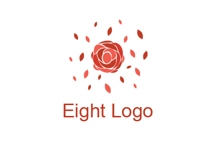 rose petals logo