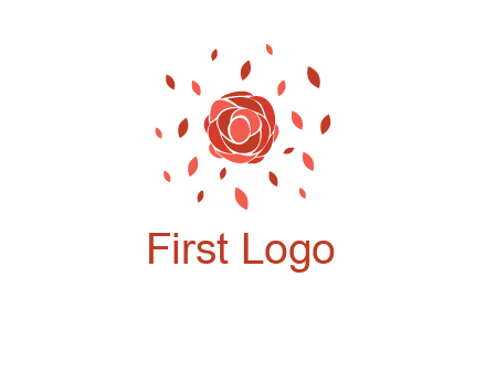 rose petals logo