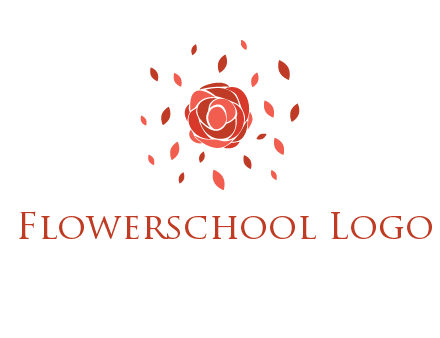 rose petals logo
