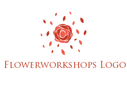 rose petals logo
