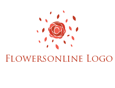 rose petals logo