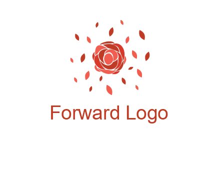 rose petals logo