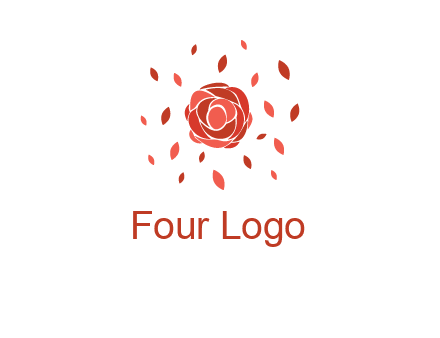 rose petals logo