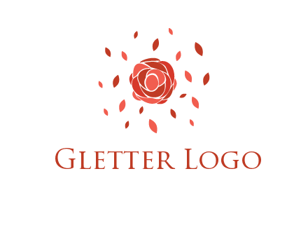 rose petals logo