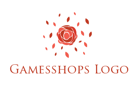 rose petals logo