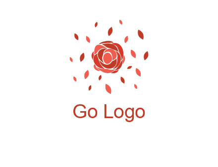 rose petals logo
