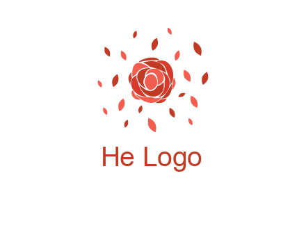 rose petals logo