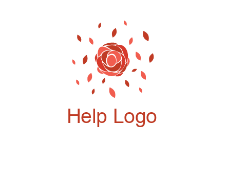 rose petals logo