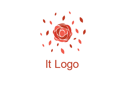rose petals logo
