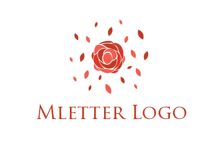 rose petals logo