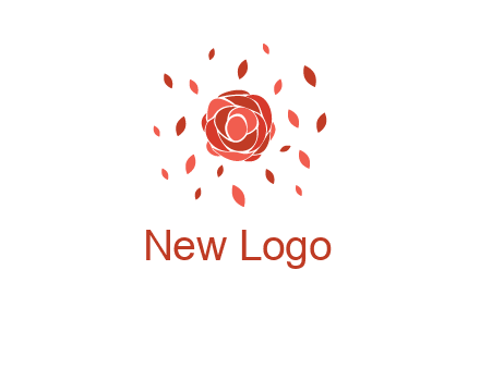 rose petals logo