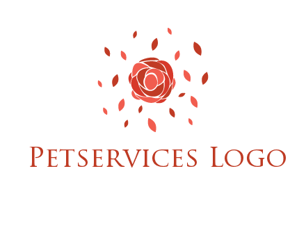 rose petals logo