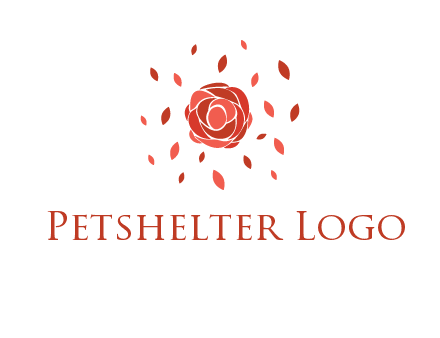 rose petals logo