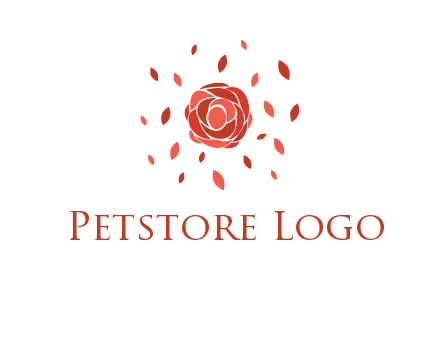 rose petals logo