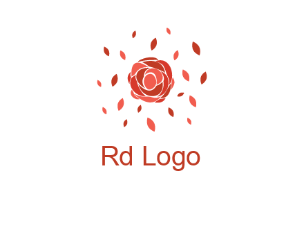 rose petals logo