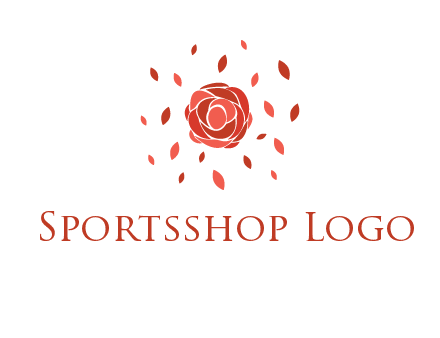 rose petals logo