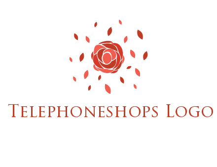rose petals logo
