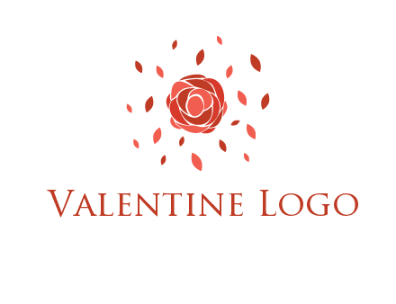 rose petals logo
