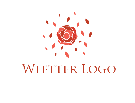rose petals logo