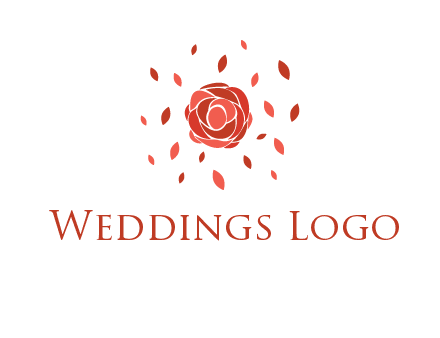 rose petals logo