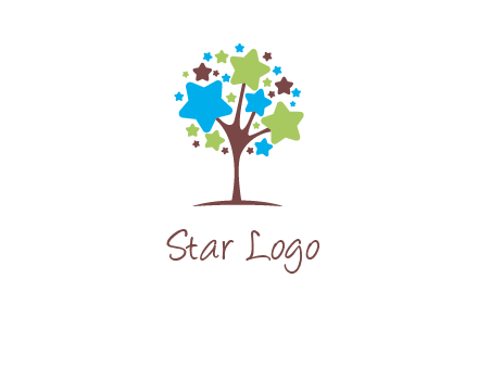 stars on tree logo