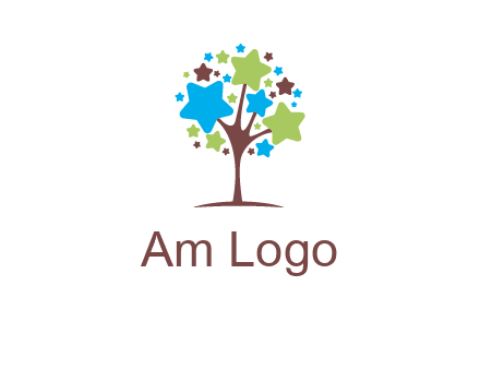 stars on tree logo
