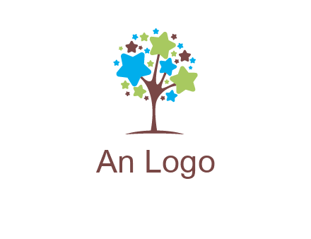 stars on tree logo