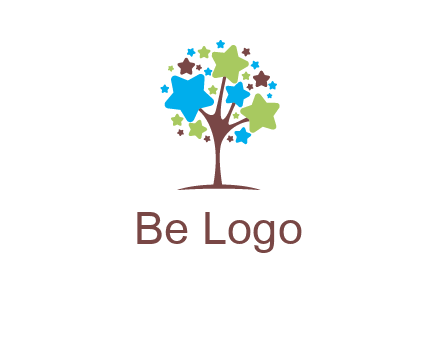 stars on tree logo