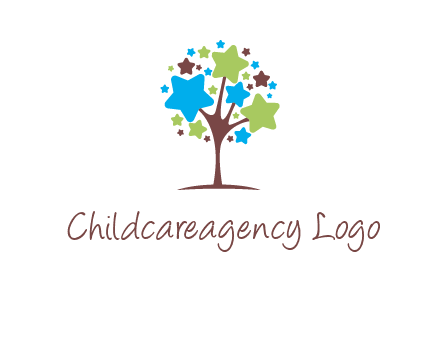 stars on tree logo