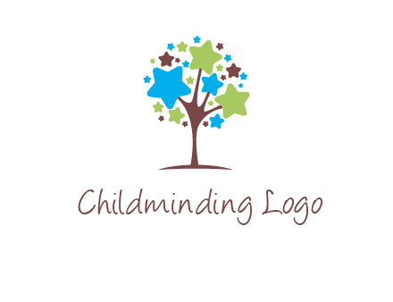 stars on tree logo