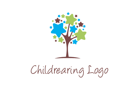 stars on tree logo