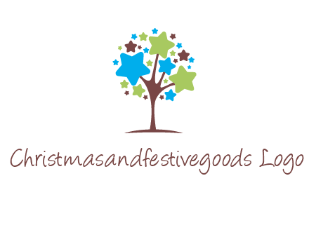 stars on tree logo