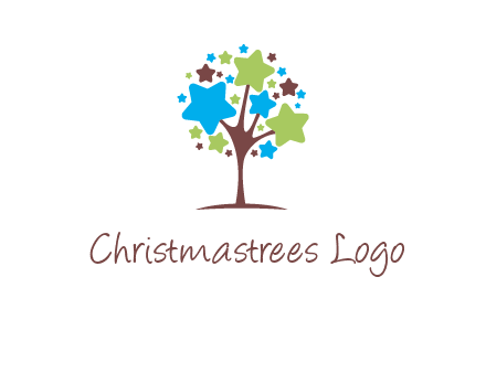 stars on tree logo