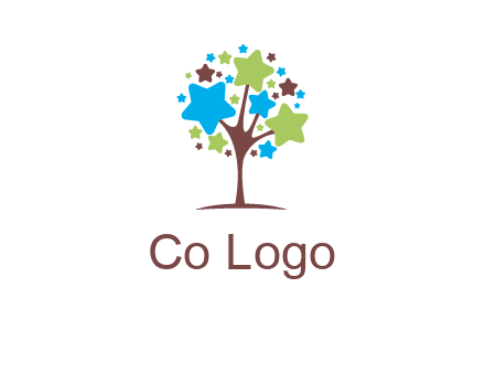 stars on tree logo