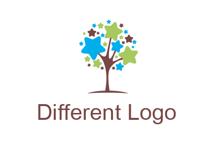 stars on tree logo